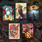 Buy x1 Digital Magic MTG MTGA Arena Code to redeem all 5 Sleeves from the Summer Superdrop Secret Lair.
