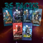 Purchase 6 MTG Arena digital codes to unlock 36 Standard booster packs. Each account is limited to one prerelease MTGA pack code per set.