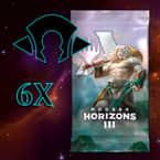 Buy x1 Digital Magic MTG Arena Code to redeem 6 Modern Horizons 3 Booster Packs. Limit to 1 prerelease MTGA pack code per account.