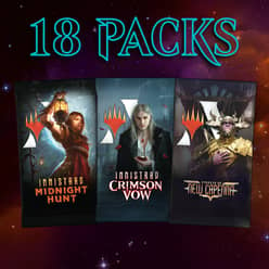 Buy x1 Digital Magic MTG Arena Code to redeem 6 Streets of New Capenna Booster Packs. Limit to 1 prerelease MTGA pack code per account.