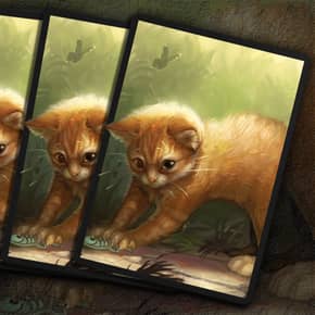 Buy x1 Digital Magic MTG MTGA Arena Code to redeem Adorable Kitten Sleeve from the "Cat vs Dog" promotion. Also known as Cat Week 2 Sleeve.