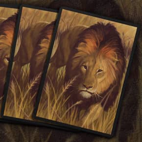 Buy x1 Digital Magic MTG MTGA Arena Code to redeem Savannah Lions Sleeve from the "Cat vs Dog" promotion. Also known as Cat Week 1 Sleeve.