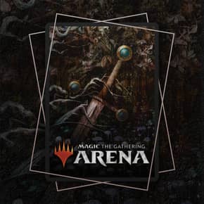 Buy x1 digital Magic MTG MTGA Arena code to redeem Graveyard Sword Sleeve from the "FNM at Home" promotion.