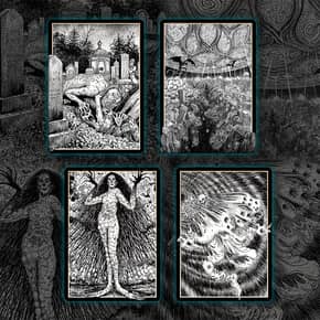 Buy x1 Digital Magic MTG MTGA Arena Code to redeem all 4 Special Guest: Junji Ito Sleeves from the October Superdrop 2022 Secret Lair.