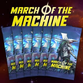 Buy x1 Digital Magic MTG Arena Code to redeem 6 March of the Machine Booster Packs. Limit to 1 prerelease MTGA pack code per account.