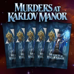 Buy x5 Digital Magic MTG Arena Codes to redeem 1 Murders at Karlov Manor Booster each. Limit to 5 promo pack MTGA codes per account.