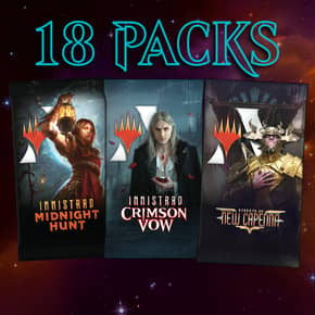 Buy x3 Digital Magic MTG Arena Codes to redeem 18 booster packs from Explorer Historic Timeless. Limit to 1 prerelease MTGA pack code per account.