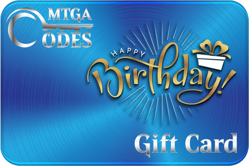 Buy Digital Gift Cards from MTGA Codes Webstore. Send the gift cards to MTG Arena Players to celebrate Christmas, Holidays, Birthday parties, and more!