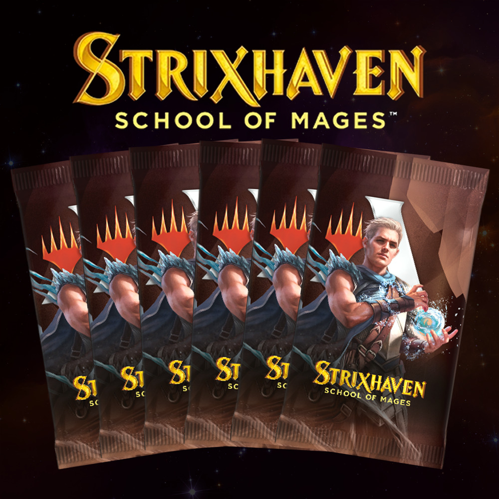 Buy x1 Digital Magic MTG Arena Code to redeem 6 Strixhaven School of Mages Booster Packs. Limit to 1 prerelease MTGA pack code per account.