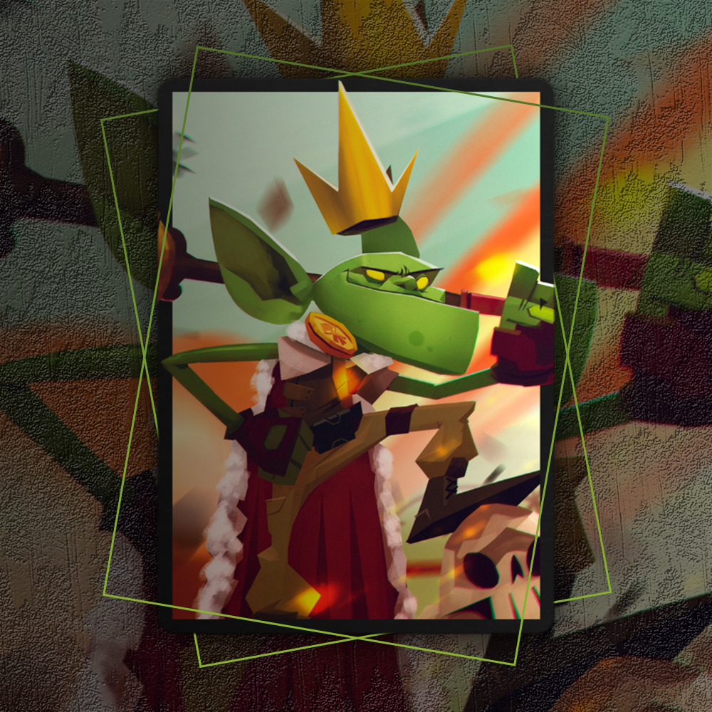 Buy x1 Digital Magic MTG MTGA Arena Code to redeem <explosion sounds> Goblin King Sleeve from the December Superdrop 2019 Secret Lair.