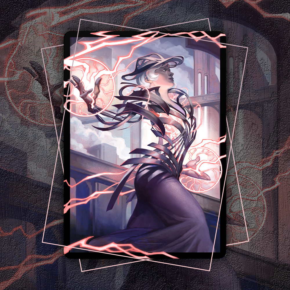 Buy x1 Digital Magic MTG MTGA Arena Code to redeem all 3 Showcase: Streets of New Capenna Sleeves from the April Superdrop 2022 Secret Lair.