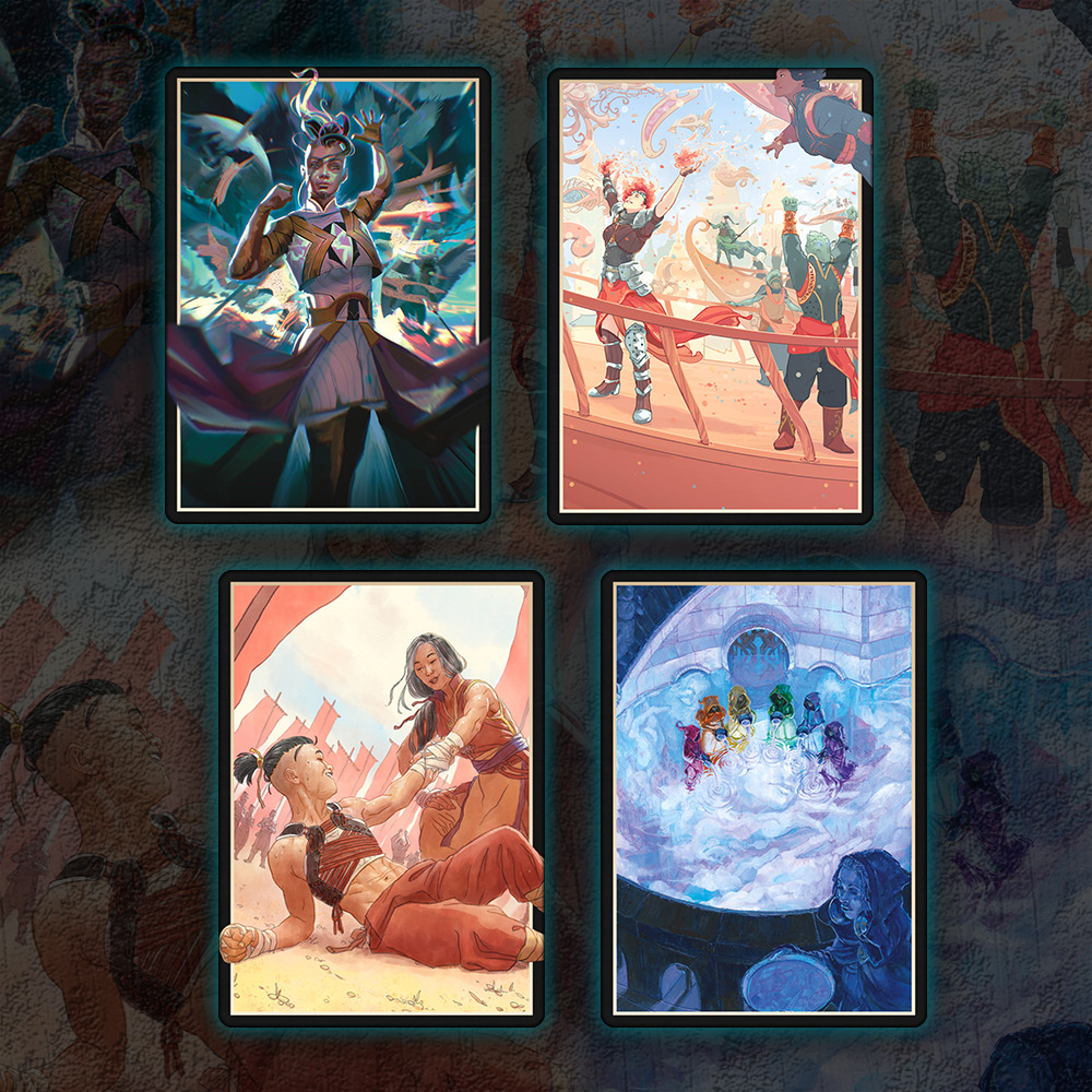 Buy x1 Digital Magic MTG MTGA Arena Code to redeem all 4 Pride Across the Multiverse Sleeves from the Pride 2022 Secret Lair.