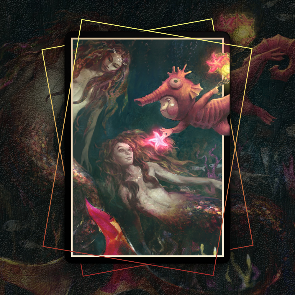 Buy x1 Digital Magic MTG MTGA Arena Code to redeem all 4 Artist Series: Nils Hamm Sleeves from the Aug Superdrop 2022 Secret Lair.