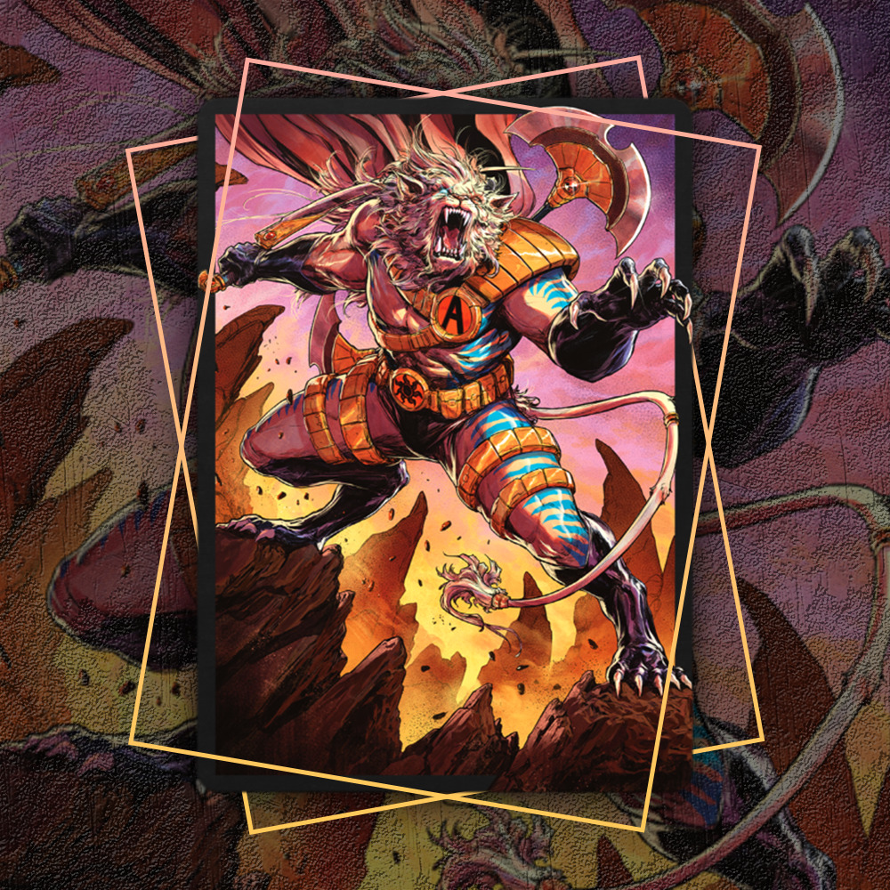 Buy x1 Digital Magic MTG MTGA Arena Code to redeem The Path Not Traveled Ajani Steadfast Sleeve from the Summer Superdrop Secret Lair.