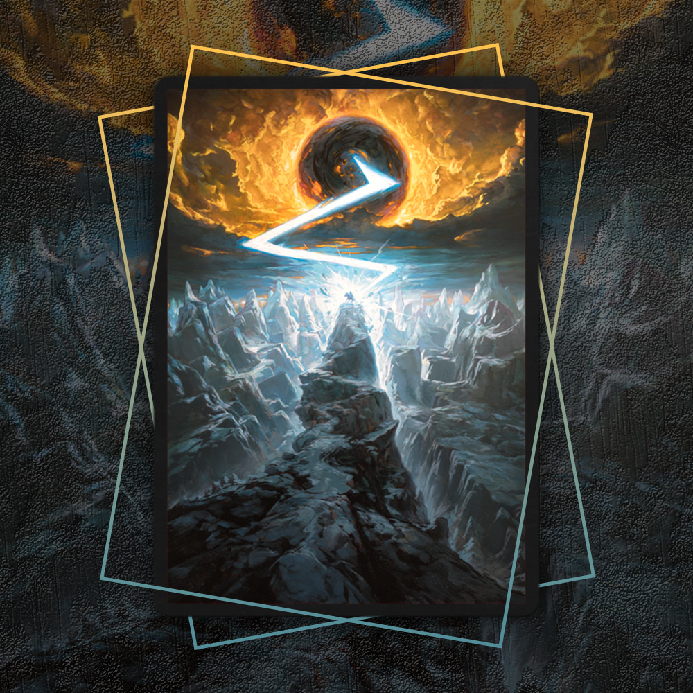 Buy x1 Digital Magic MTG MTGA Arena Code to redeem Mountain, Go Lightning Bolt Sleeve from the Summer Superdrop Secret Lair.