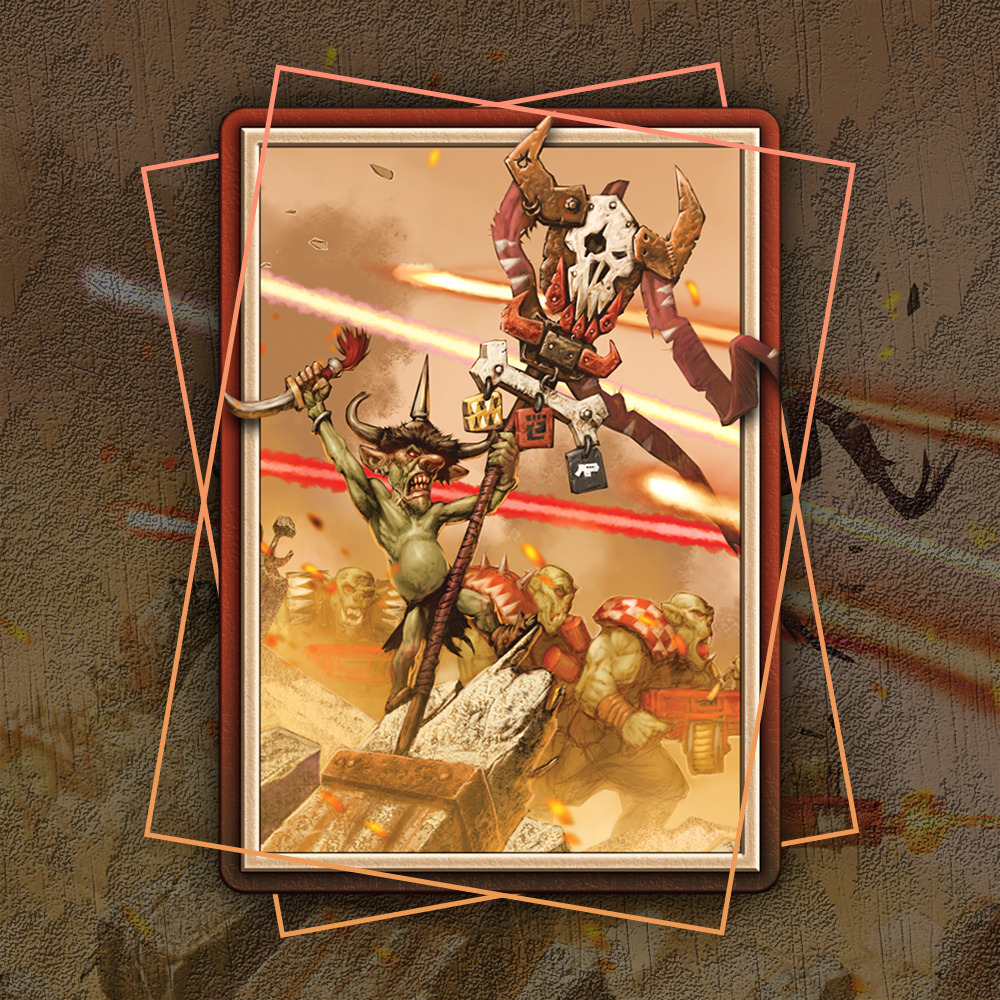 Buy x1 Digital Magic MTG MTGA Arena Code to redeem all 4 Secret Lair x Warhammer 40,000: Orks Sleeves from the October Superdrop 2022 Secret Lair.