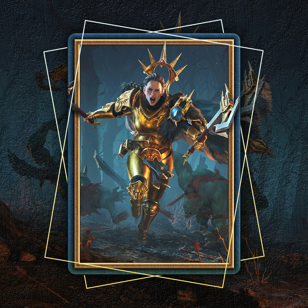 Buy x1 Digital Magic MTG MTGA Arena Code to redeem all 4 Secret Lair x Warhammer Age of Sigmar Sleeves from the October Superdrop 2022 Secret Lair.