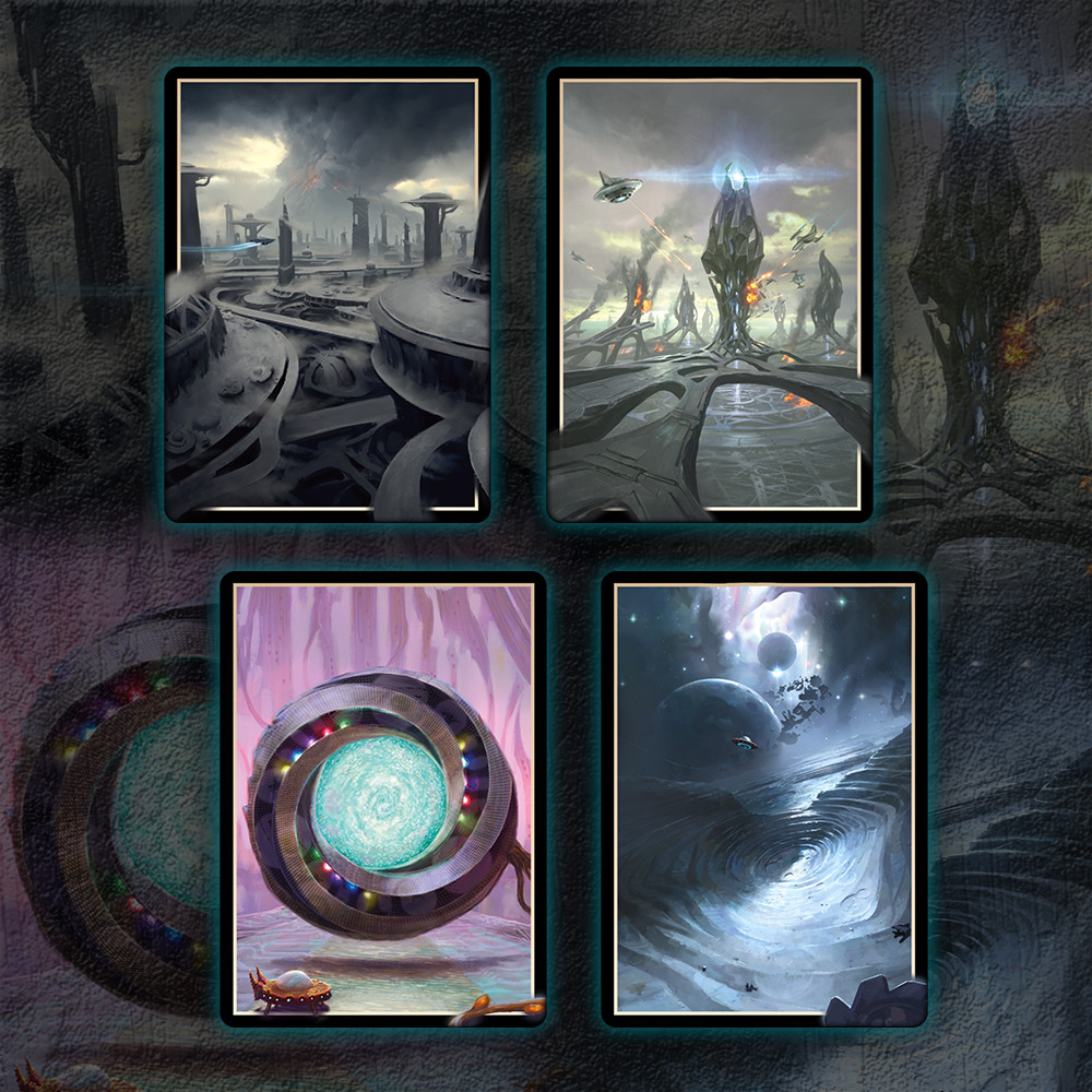 Buy x1 Digital Magic MTG MTGA Arena Code to redeem all 4 Totally Spaced Out Sleeves from the October Superdrop 2022 Secret Lair.