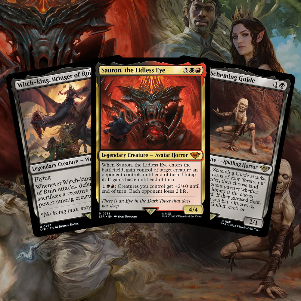 Buy x1 Digital Magic MTG Arena Code to redeem two Stater Kit Lord of the Rings Decks (Green-White + Black-Red). Limit to 1 MTGA deck code per account.