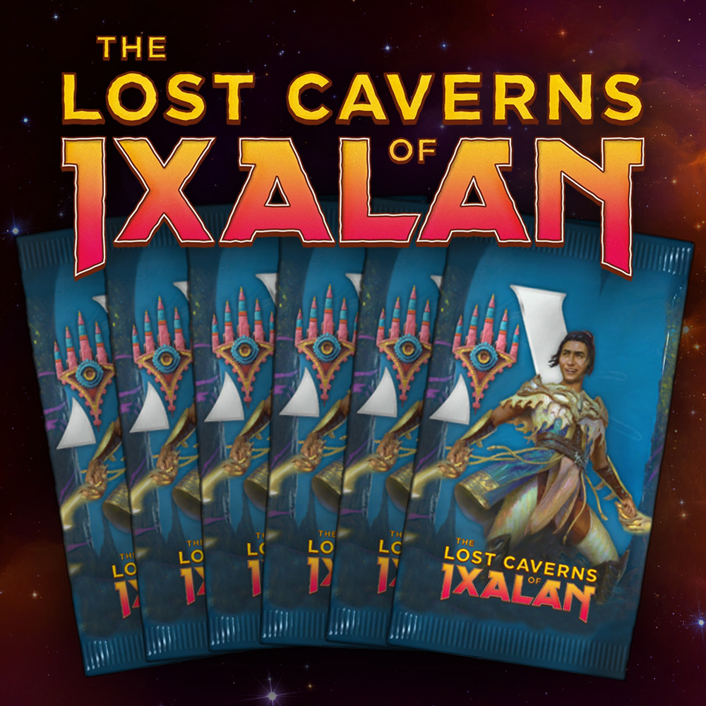 Buy x1 Digital Magic MTG Arena Code to redeem 6 The Lost Caverns of Ixalan Booster Packs. Limit to 1 prerelease MTGA pack code per account.