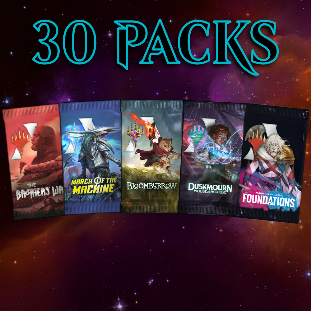 Purchase 5 MTG Arena digital codes to unlock 30 Standard booster packs. Each account is limited to one prerelease MTGA pack code per set.